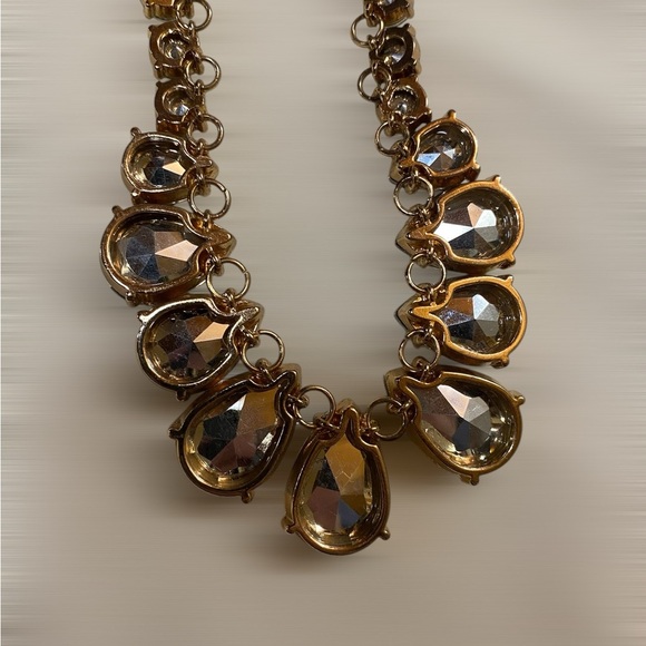 Jewelry Bundle Statement Faux Red Amber Color Stone Silver Necklaces Set of 3 - Picture 11 of 12